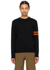 ZEGNA Black Stripe Sweatshirt