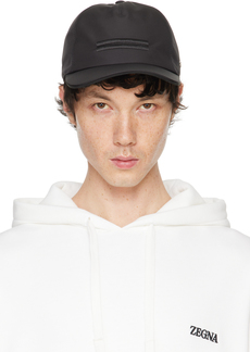 ZEGNA Black Technical Baseball Cap