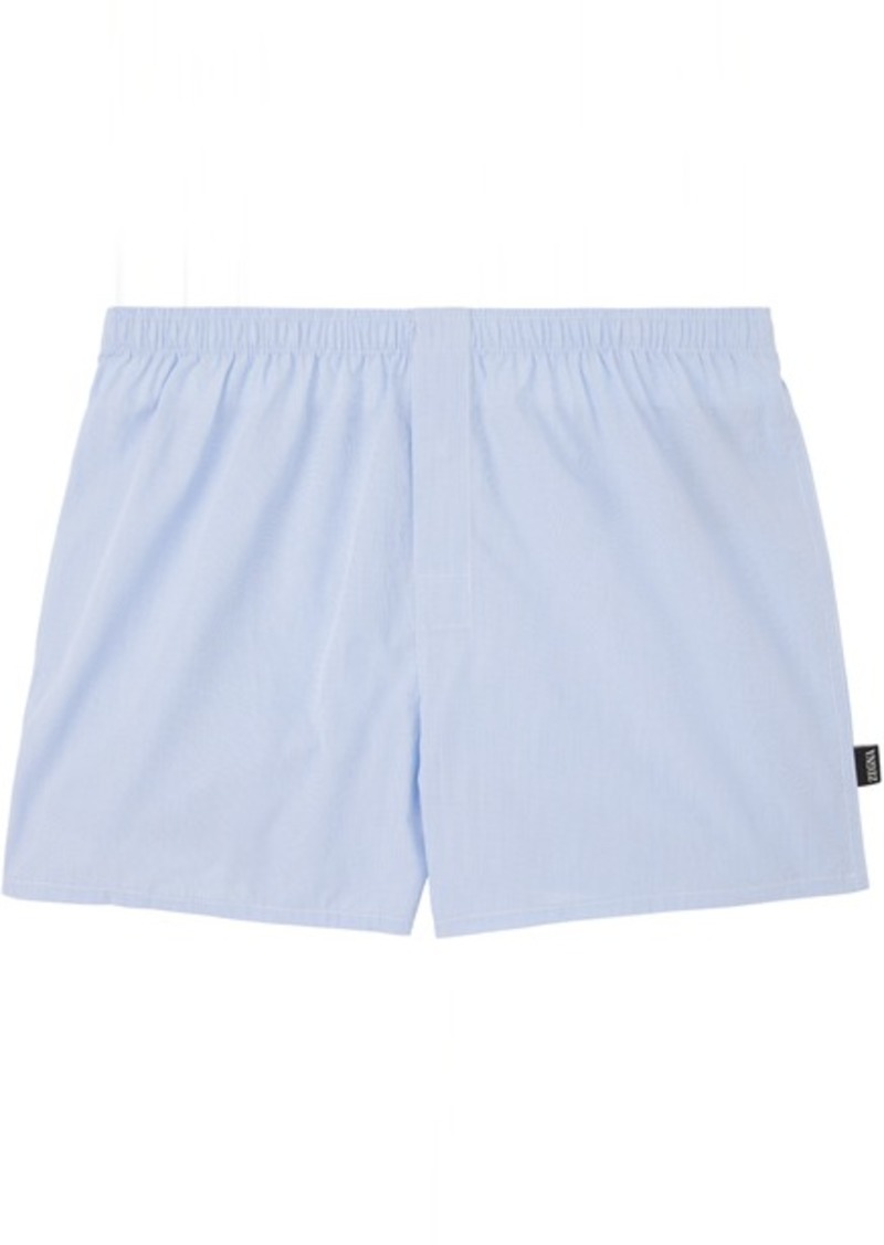 ZEGNA Blue Button Boxers