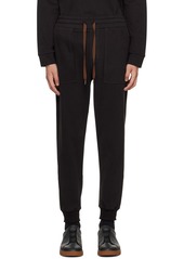 ZEGNA Brown Essential Sweatpants