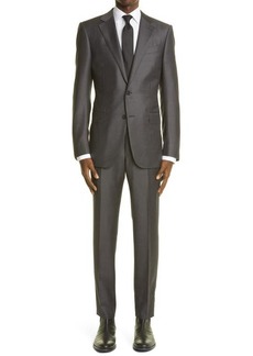 ZEGNA Classic Fit Grey Wool Suit