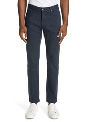 ZEGNA Classic Fit Stretch Cotton Five Pocket Pants