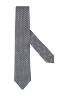 Zegna Evening Geometric Square Silk Classic Tie