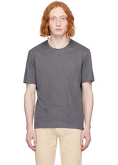 ZEGNA Gray Crewneck T-Shirt