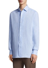 Zegna Linen Long Sleeve Shirt