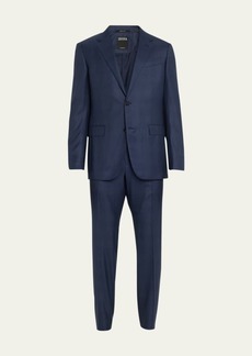 ZEGNA Men's 15milmil15 Wool Glen Plaid Suit