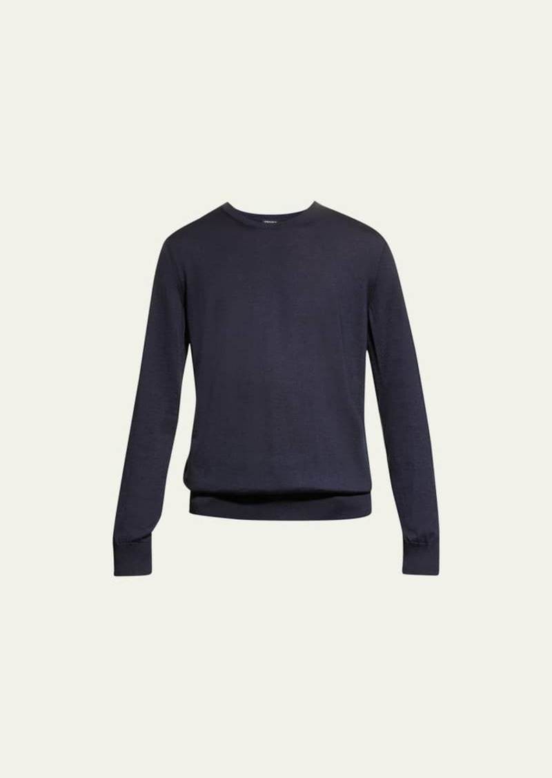 ZEGNA Men's Cashmere Crewneck Sweater