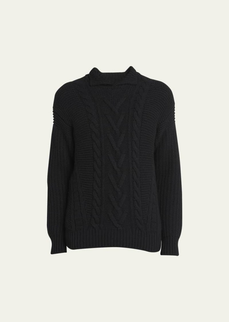 ZEGNA Men's Cashmere Knit Turtleneck Sweater