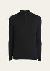 ZEGNA Men's Cashmere Quarter-Zip Sweater