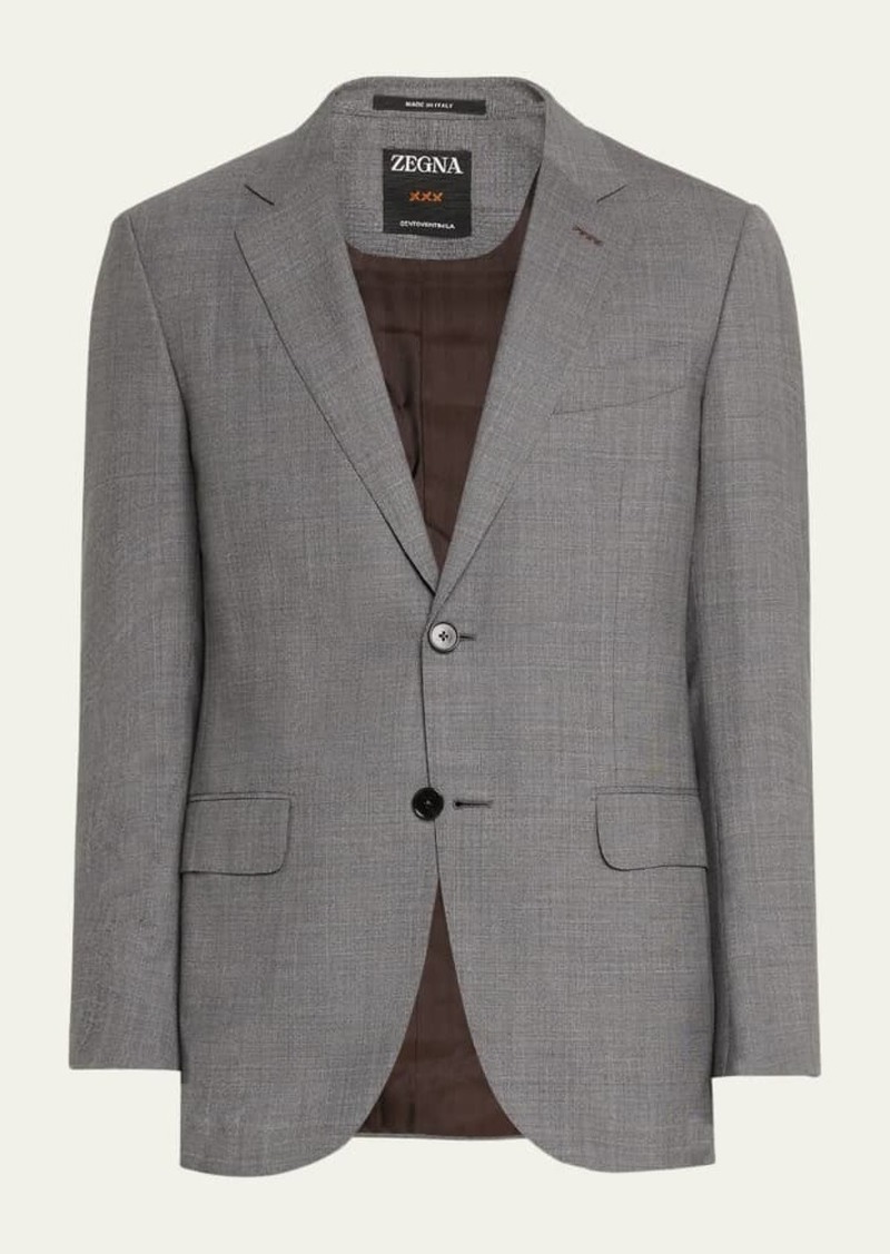 ZEGNA Men's Centoventimila Plaid Suit