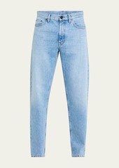 ZEGNA Men's Five-Pocket Light Wash Jeans