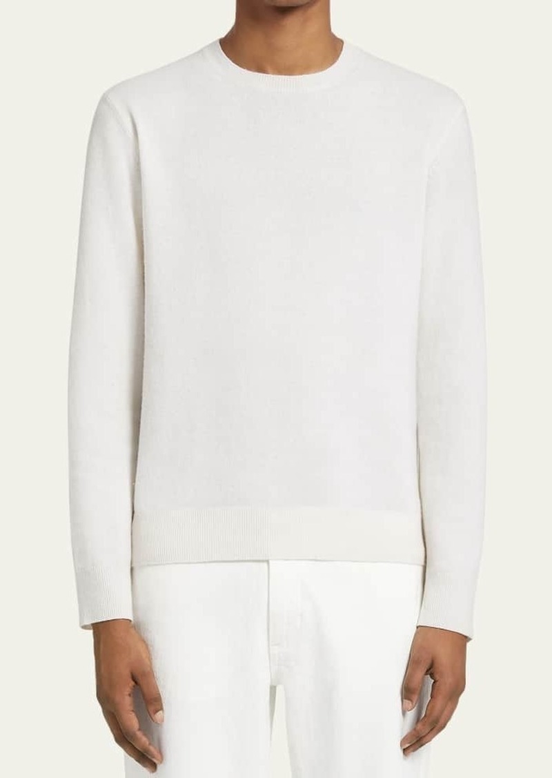 ZEGNA Men's Oasi Cashmere Crewneck Sweater