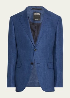 ZEGNA Men's Oasi Lino Linen Suit