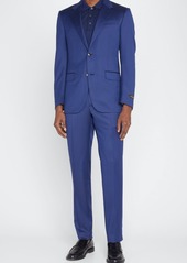 ZEGNA Men's Wool Herringbone Suit