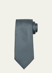 ZEGNA Men's Woven Silk Jacquard Tie