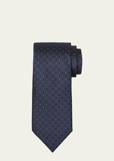 ZEGNA Men's Woven Silk Tie