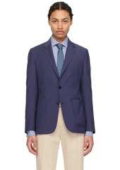 ZEGNA Navy Notched Blazer