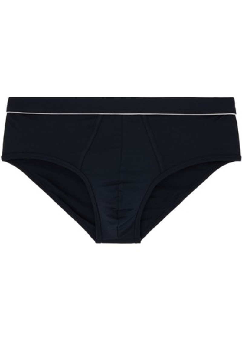 ZEGNA Navy Piping Briefs