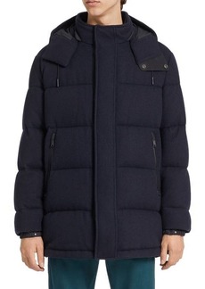 ZEGNA Oasi Channel Quilted Cashmere Down Jacket