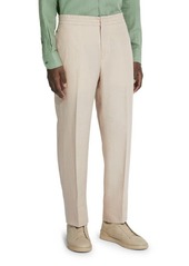 ZEGNA Oasi Linen Drawstring Trousers