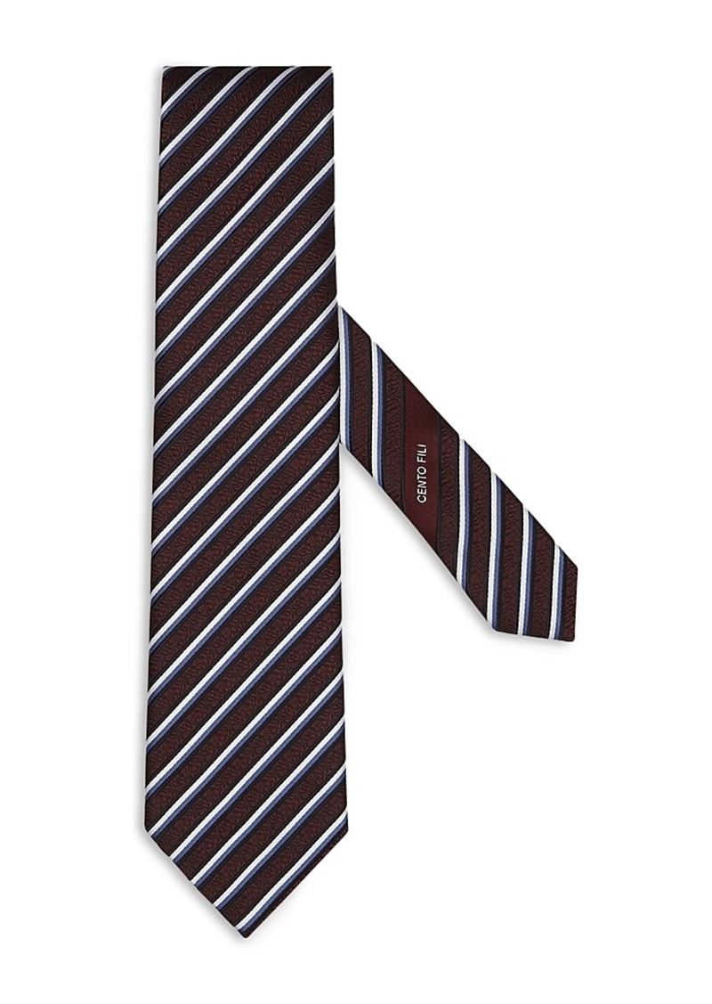 Zegna Regimental Silk Necktie
