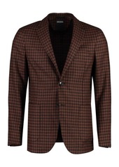 ZEGNA SINGLE-BREASTED TWO-BUTTON JACKET