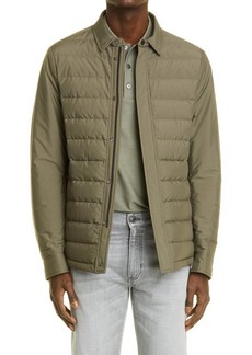 ZEGNA Stratos Quilted Down Shirt Jacket