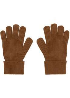 ZEGNA Tan Oasi Cashmere Gloves