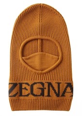 ZEGNA Techmerino Logo Wool Balaclava
