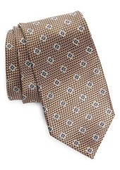 ZEGNA TIES Paglie Floral Mulberry Silk Tie