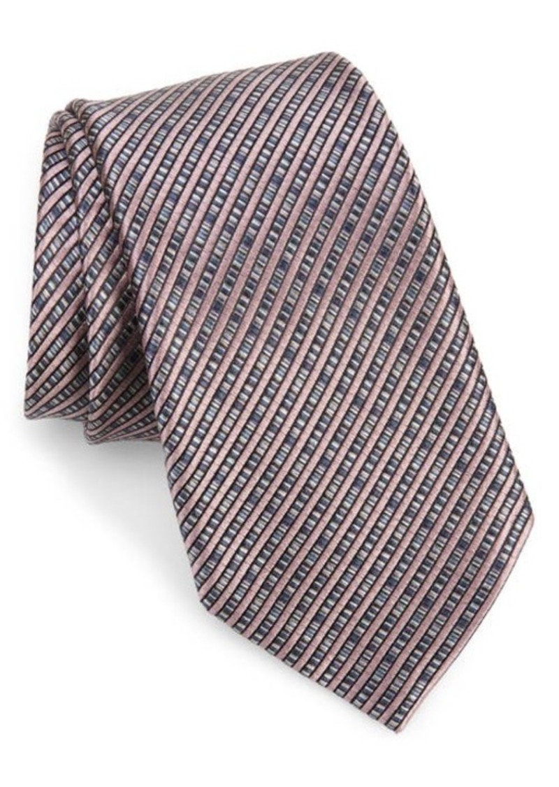 ZEGNA TIES Paglie Small Stripe Silk Tie
