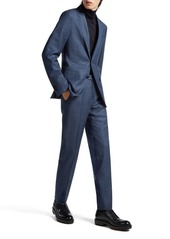 ZEGNA Trofeo Windowpane Plaid Wool Suit