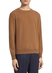 Zegna Vicuna Oasi Cashmere Crewneck Sweater