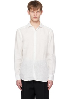 ZEGNA White Buttoned Shirt