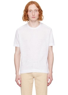ZEGNA White Crewneck T-Shirt