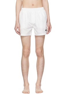 ZEGNA White Drawstring Swim Shorts