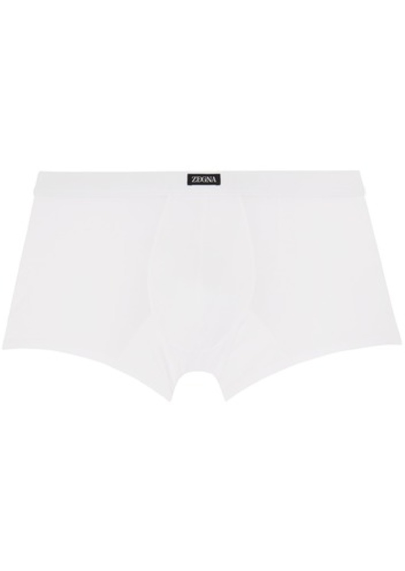 ZEGNA White Patch Boxer Briefs