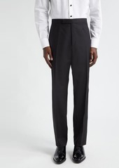 ZEGNA Wool & Mohair Tuxedo Trousers