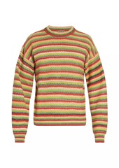 ZEGNA x The Elder Statesman Striped Cashmere & Wool Sweater