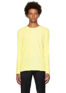 ZEGNA Yellow Lightweight Sweater