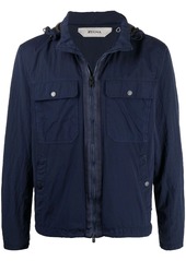 Zegna zip-up hooded jacket