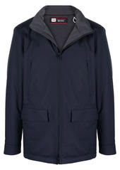 Zegna zip-up wool jacket