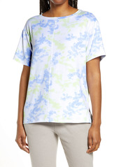 Zella Chromatic Tie Dye T-Shirt in Blue Thistle at Nordstrom