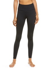 Zella Live In Emerge High Waist Recycled Blend Leggings in Black at Nordstrom