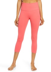Zella Live In High Waist Crop Leggings in Pink Paradise at Nordstrom