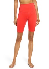 ZELLA Renew Performance Ultra High Waist Bike Shorts in Pink Paradise at Nordstrom