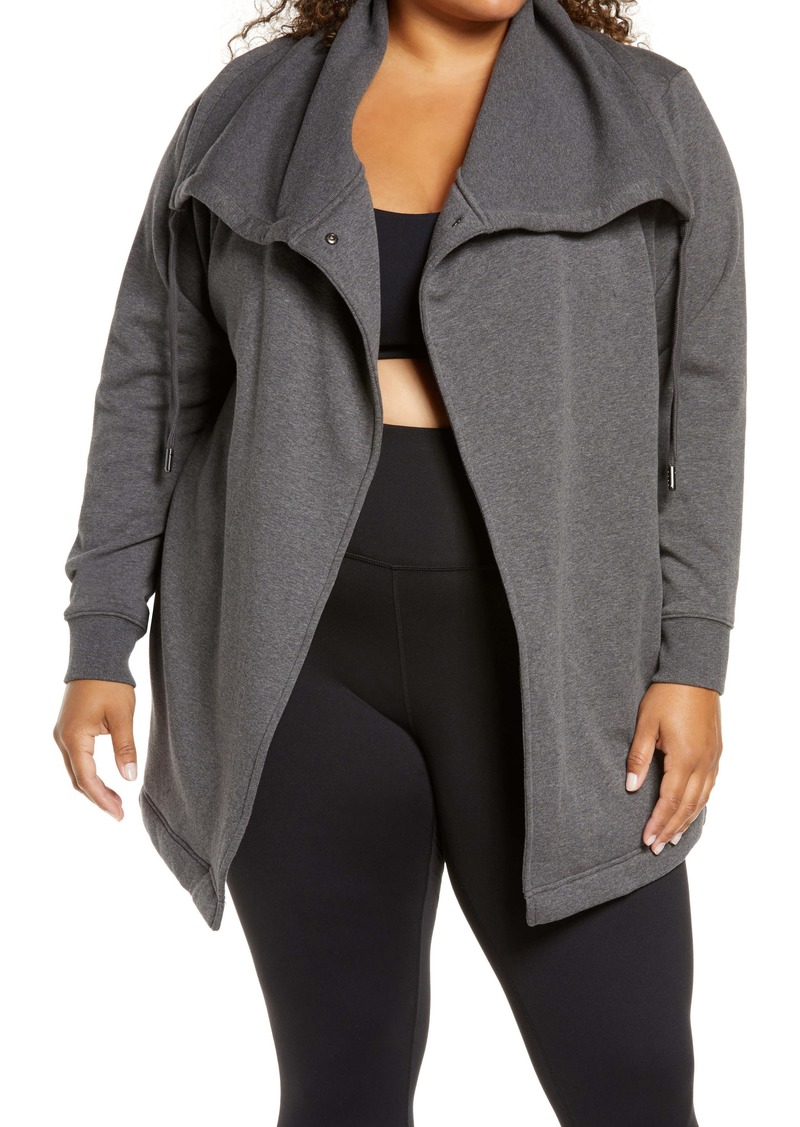 plus size wrap coat