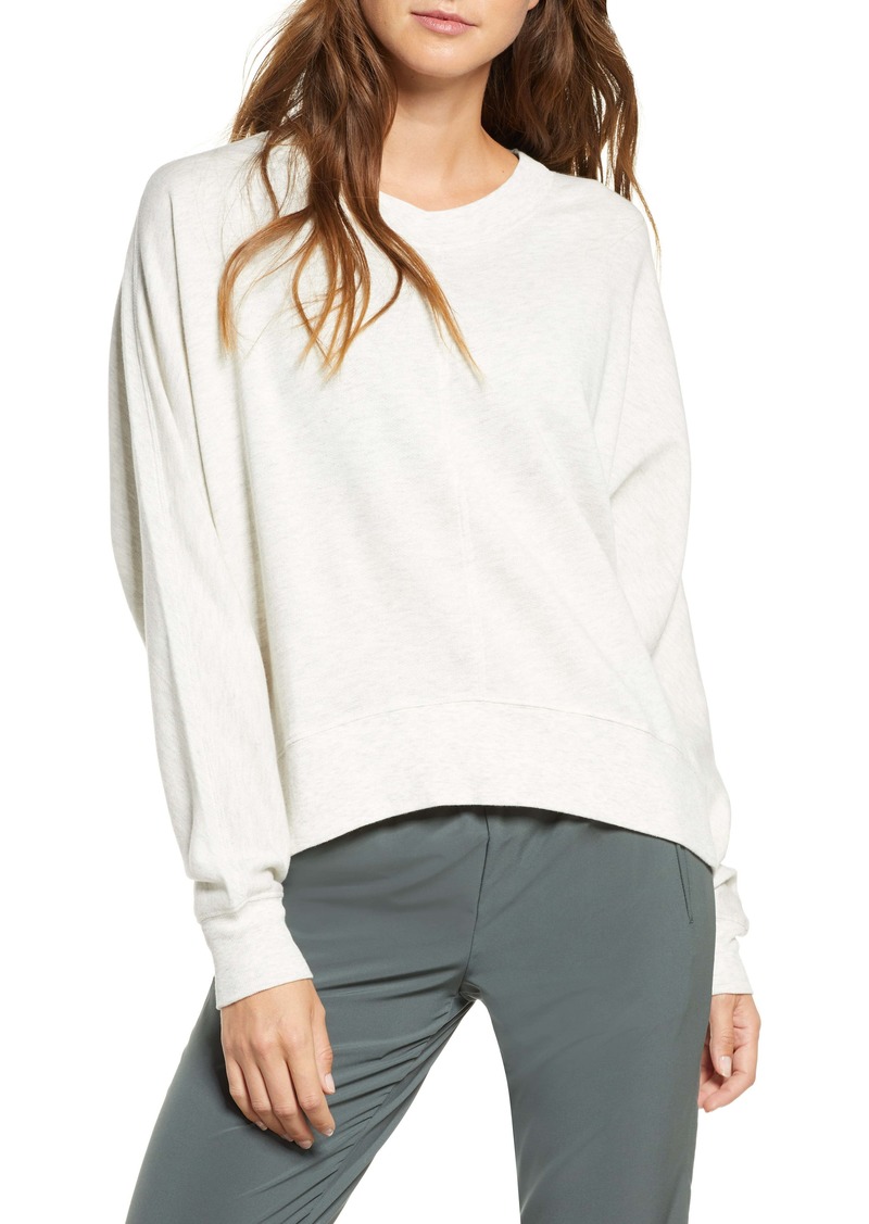 high low sweatshirt