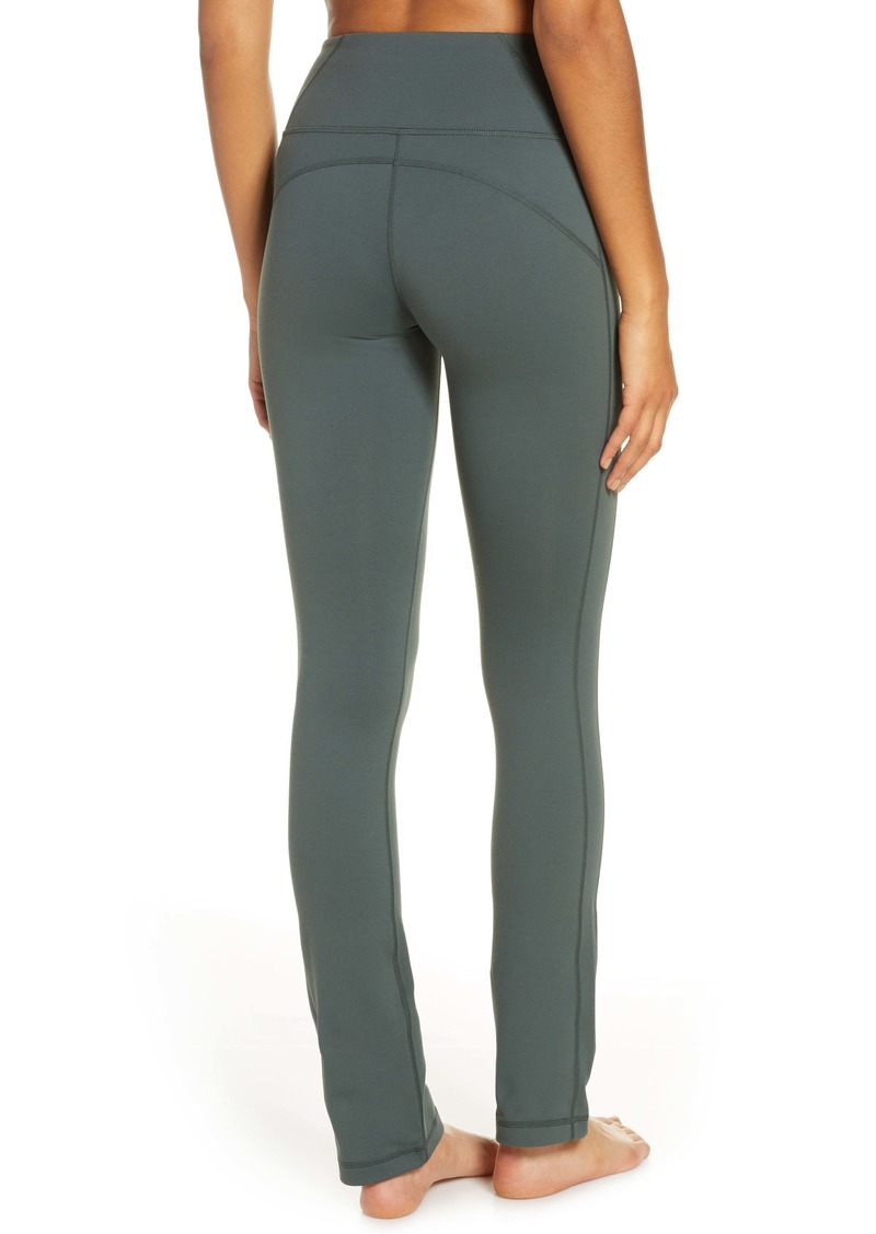CRZ YOGA, Pants & Jumpsuits, Crz Yoga Yoga Leggings Workout Pants Naked  Feeling High Waist Grey Sage Size 46
