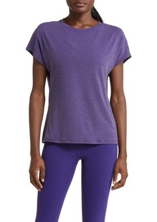 zella - Seamless Performance T-Shirt in Black at Nordstrom